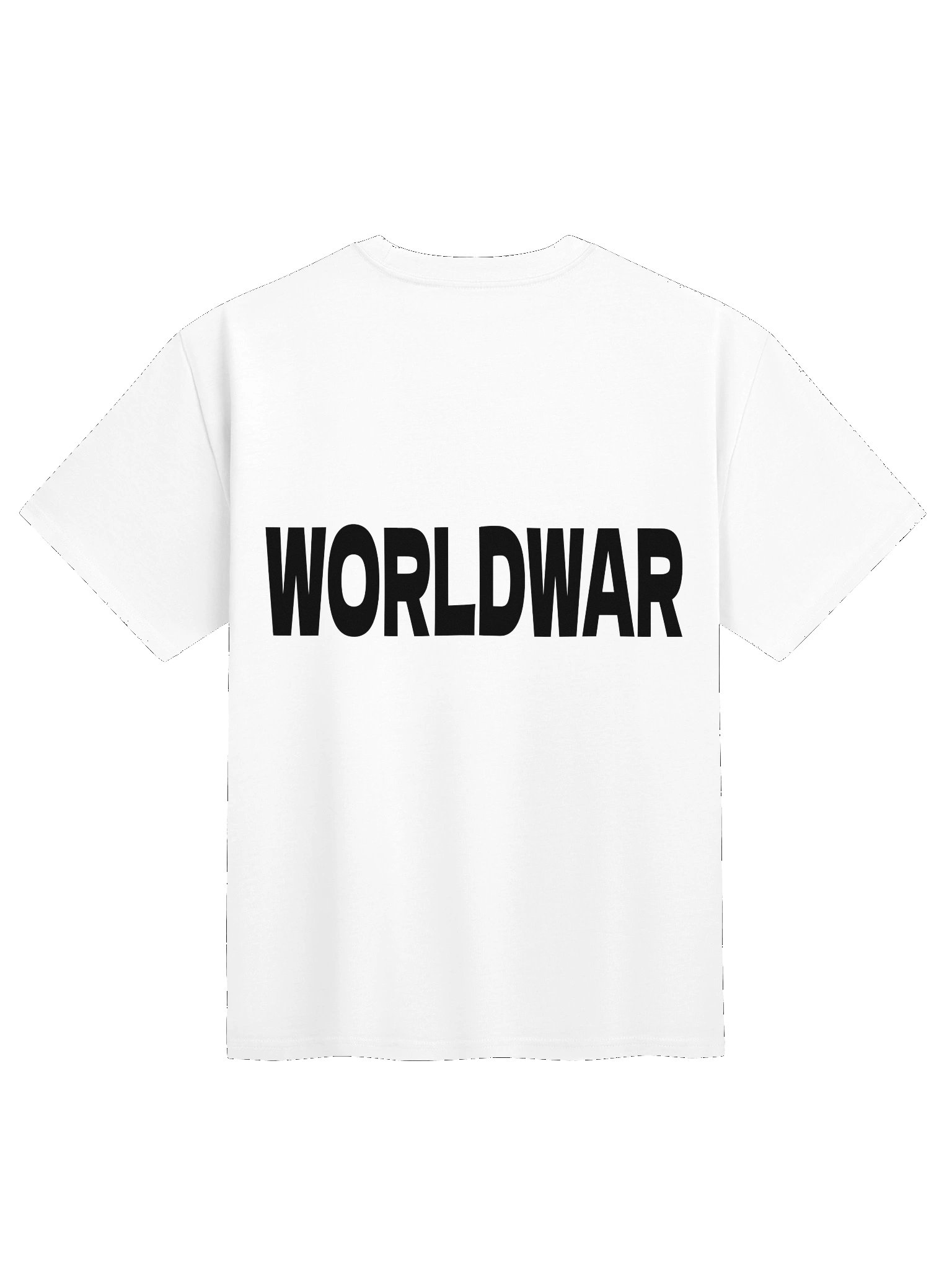 WORLDWAR TEE (NERO SU BIANCO) product image (2)