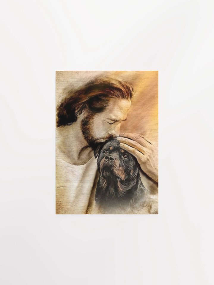 Rottweiler and Jesus - Poster product image (3)