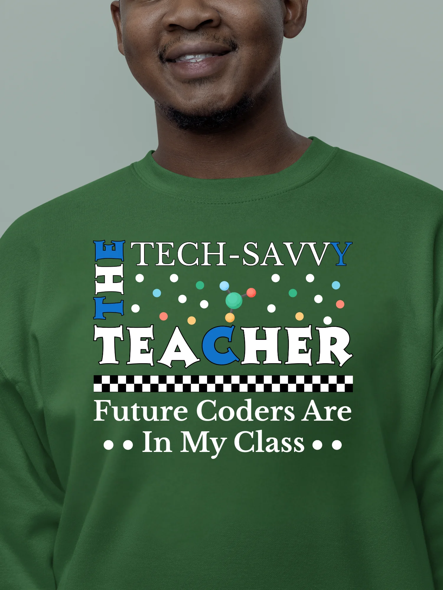 The Tech Savvy Techer, Future Coders Are In My Class Heritage Sweatshirt product image (6)