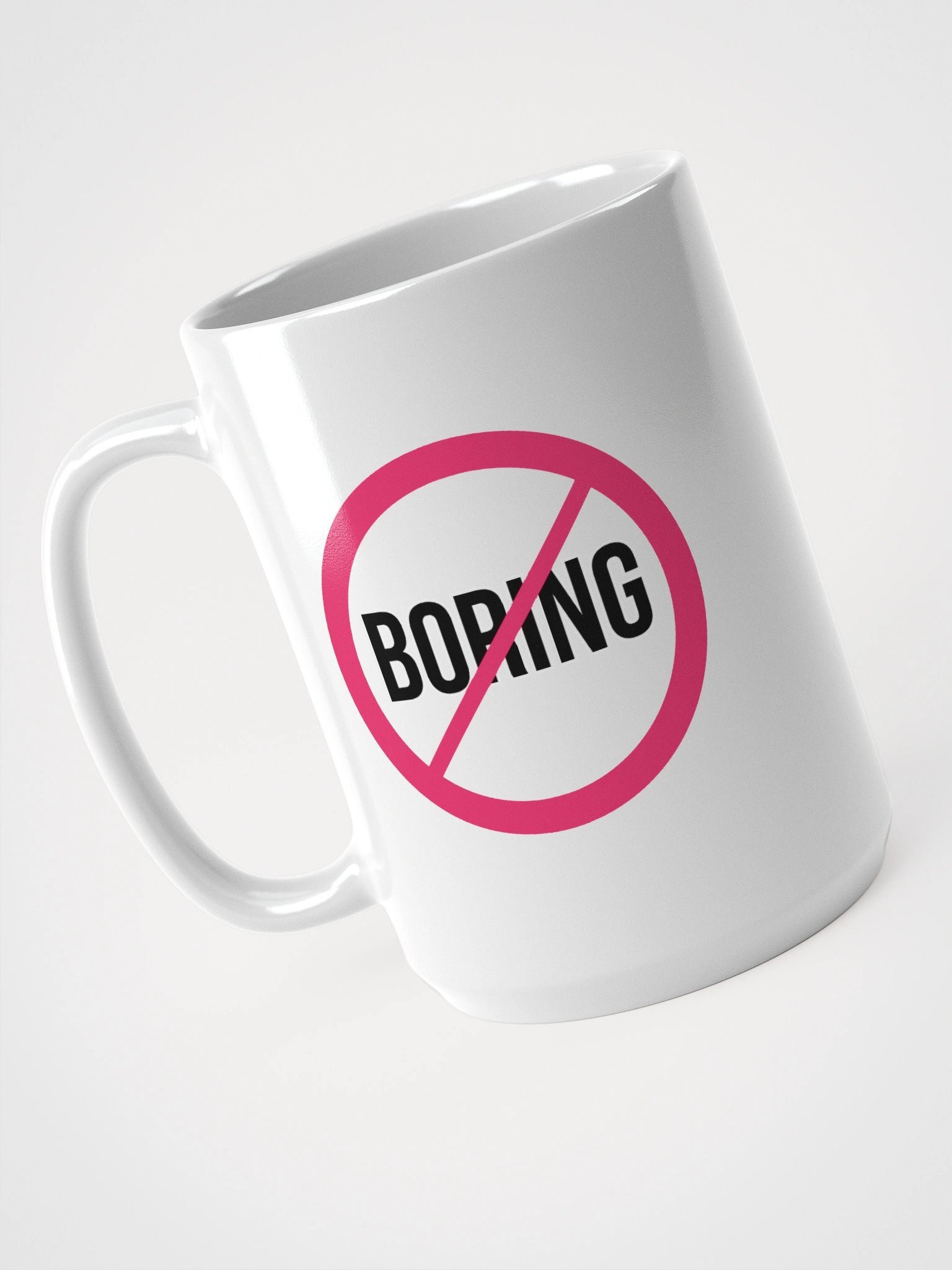 Not Boring - 15oz Mug, White product image (4)