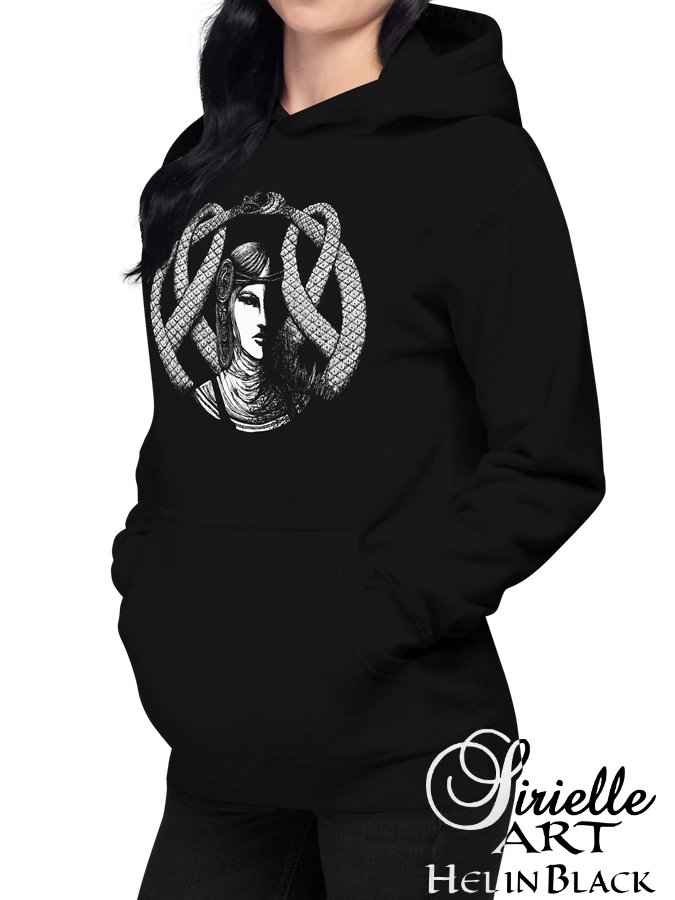 Everything Must Weep · Hel in Black · Unisex Hoodie Front & Back 2 in 1 Print product image (6)