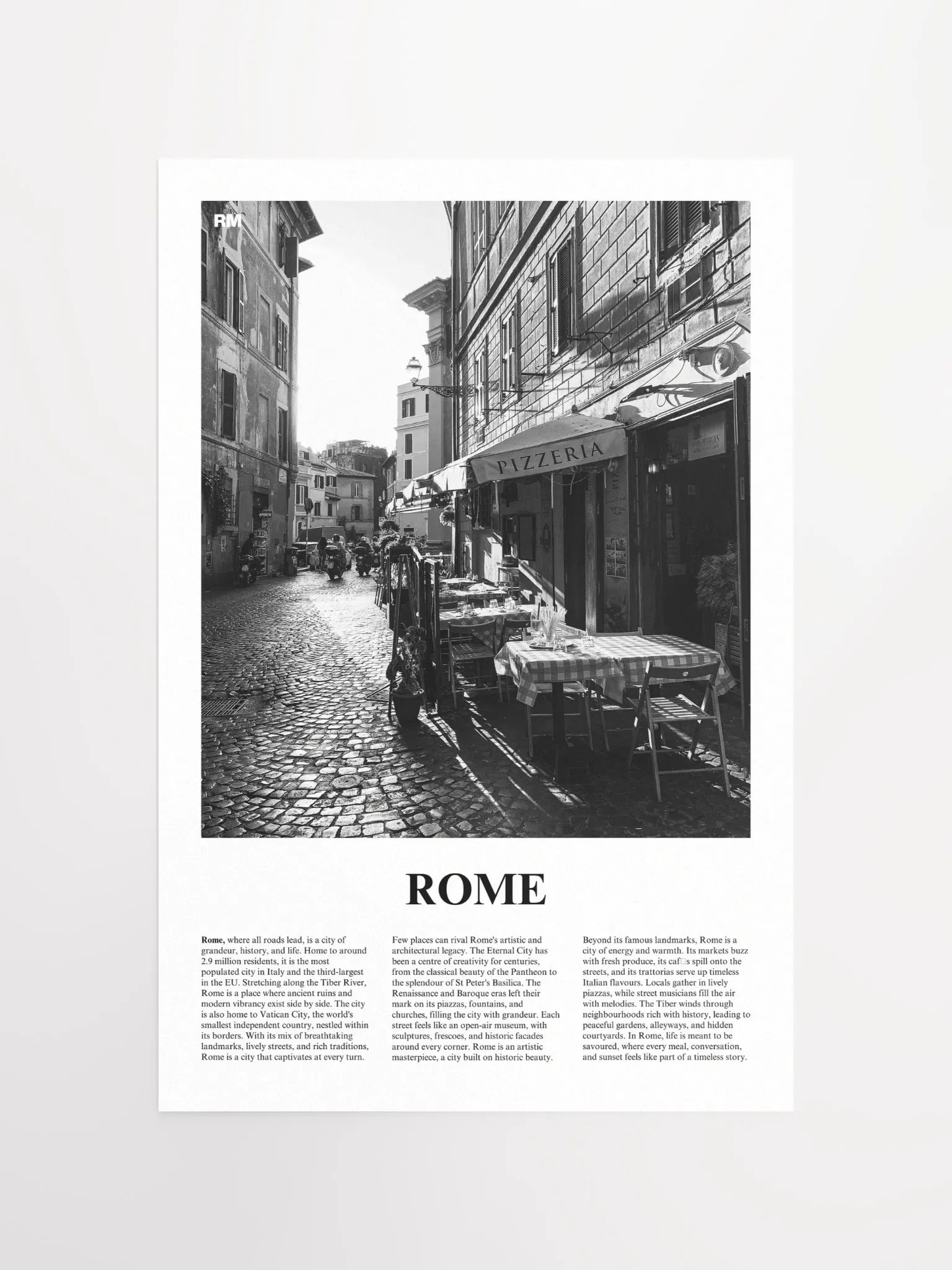 Rome 05 Newspaper Poster product image (5)