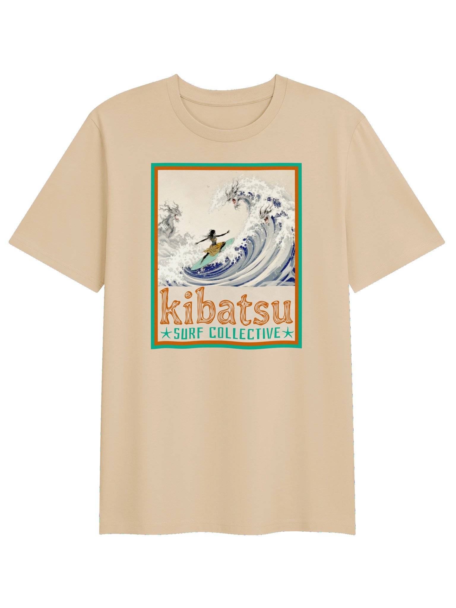 Kibatsu Surf Collective Zen Monster Surf T Shirt product image (91)