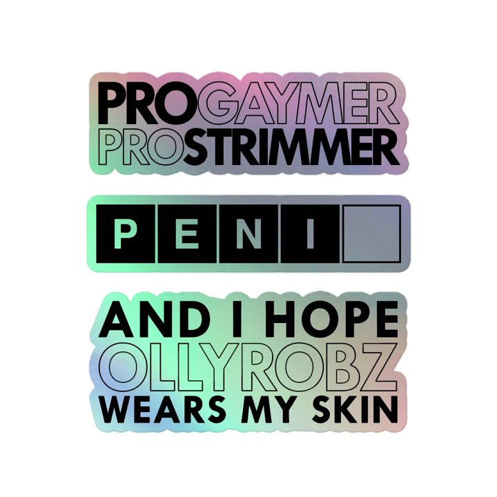 Holographic 3-Sticker Set product image (1)