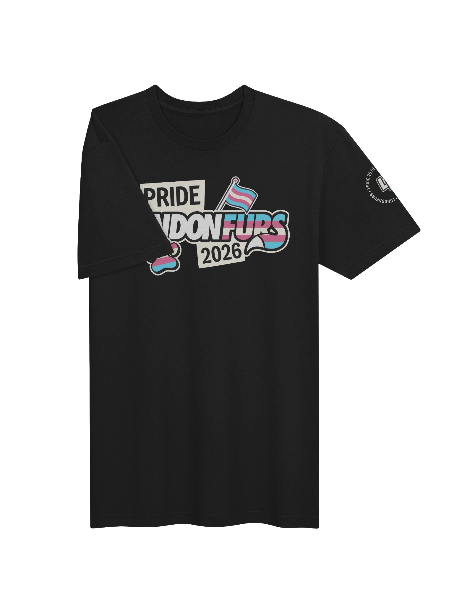 LondonFurs Pride '26 - Trans flag - T-shirt product image (3)