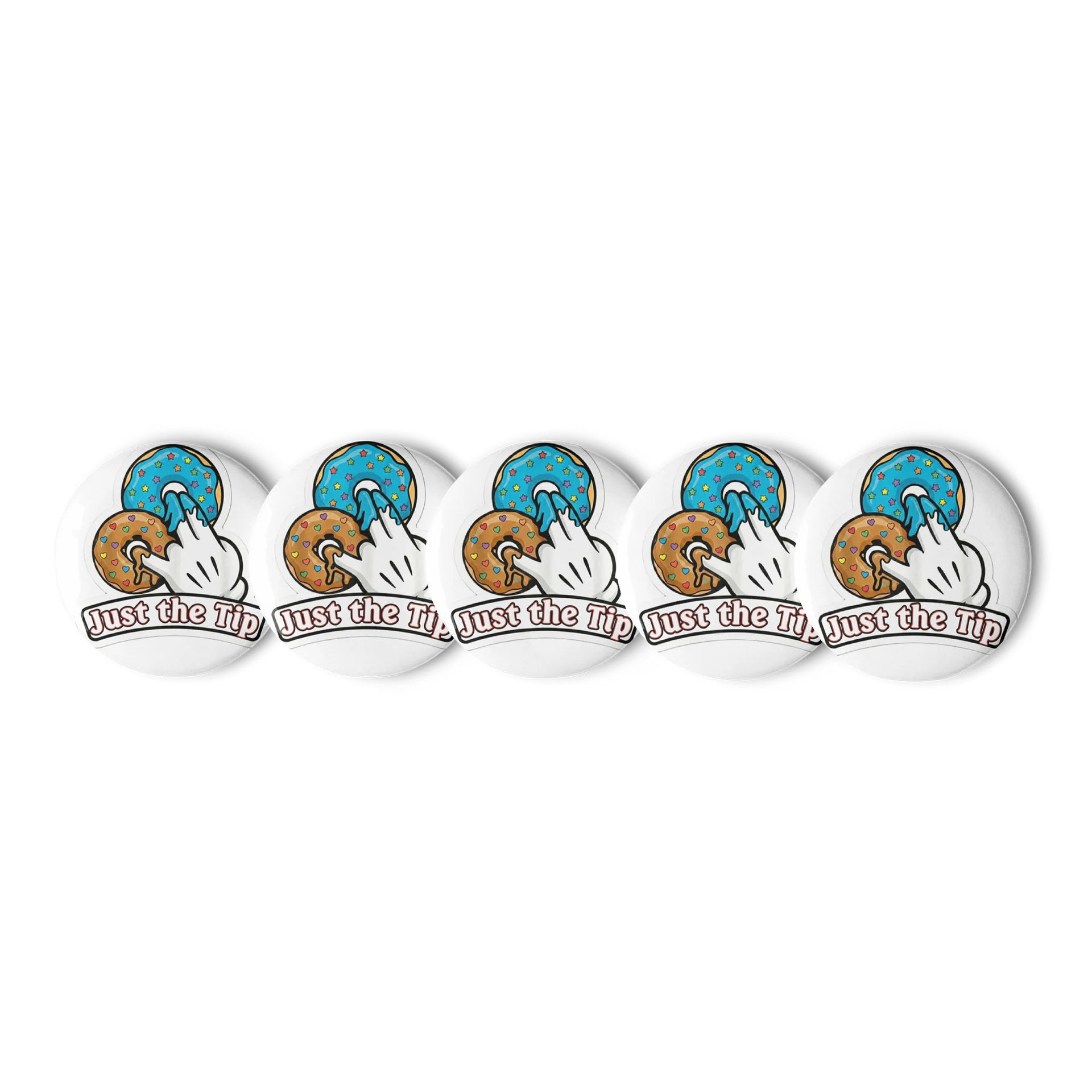 Just The Tip - Custom Pins - Set of 5 product image (1)