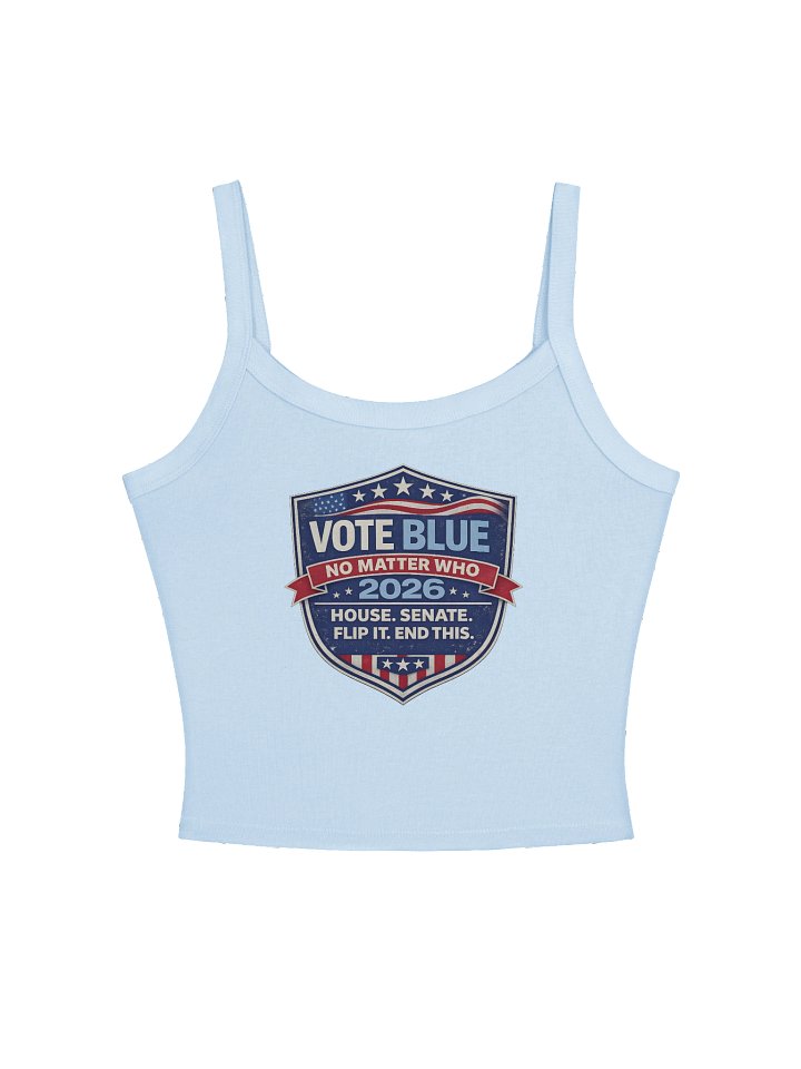 Vote Blue Tank Top product image (2)