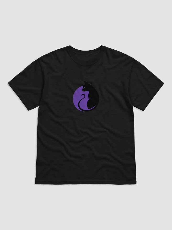 Kawaiikitten Exclusive Premium Purple Black Cat T-Shirt product image (4)