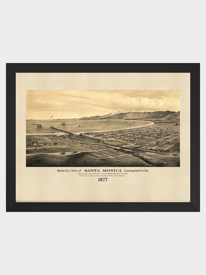 Santa Monica 1877 (Framed Poster Print) product image (1)