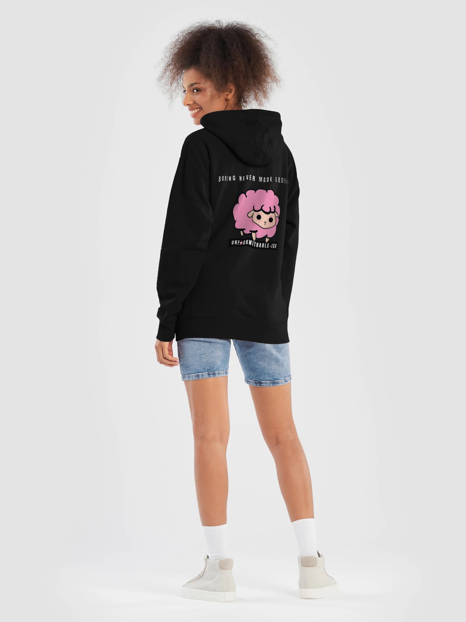 UNF★CKWITHABLE-ISH™ Women's Hoodie F★CK Ordinary Be Legendary - Pink Star Edition product image (8)
