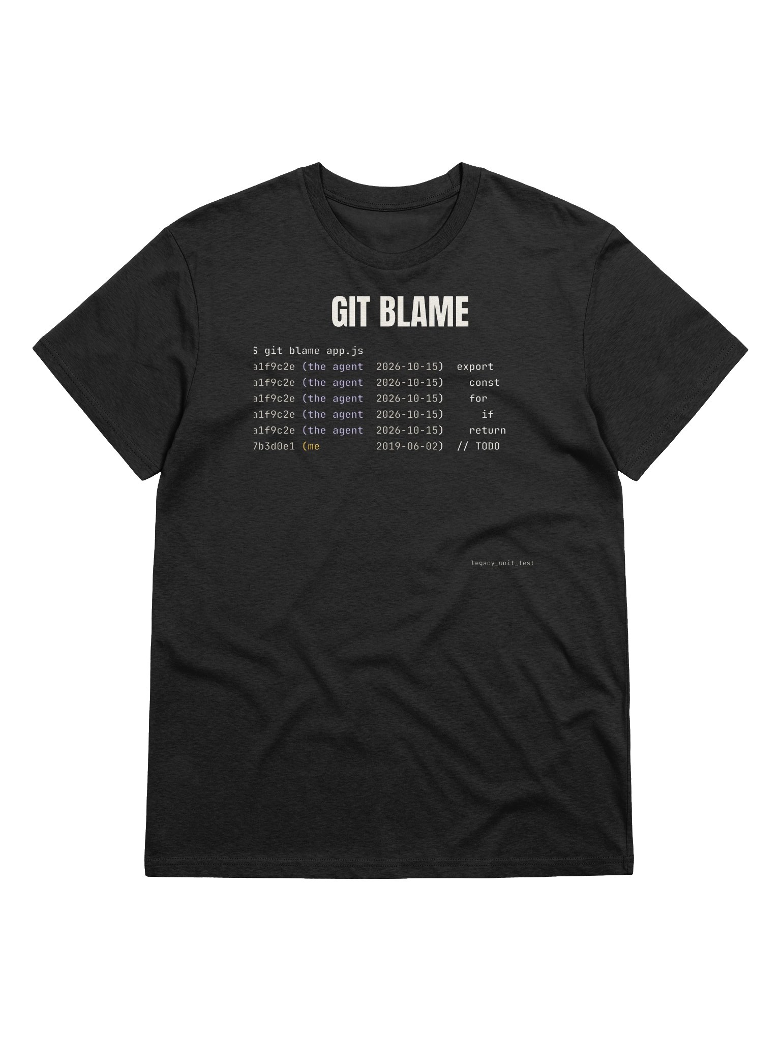 git blame: the agent tee product image (18)