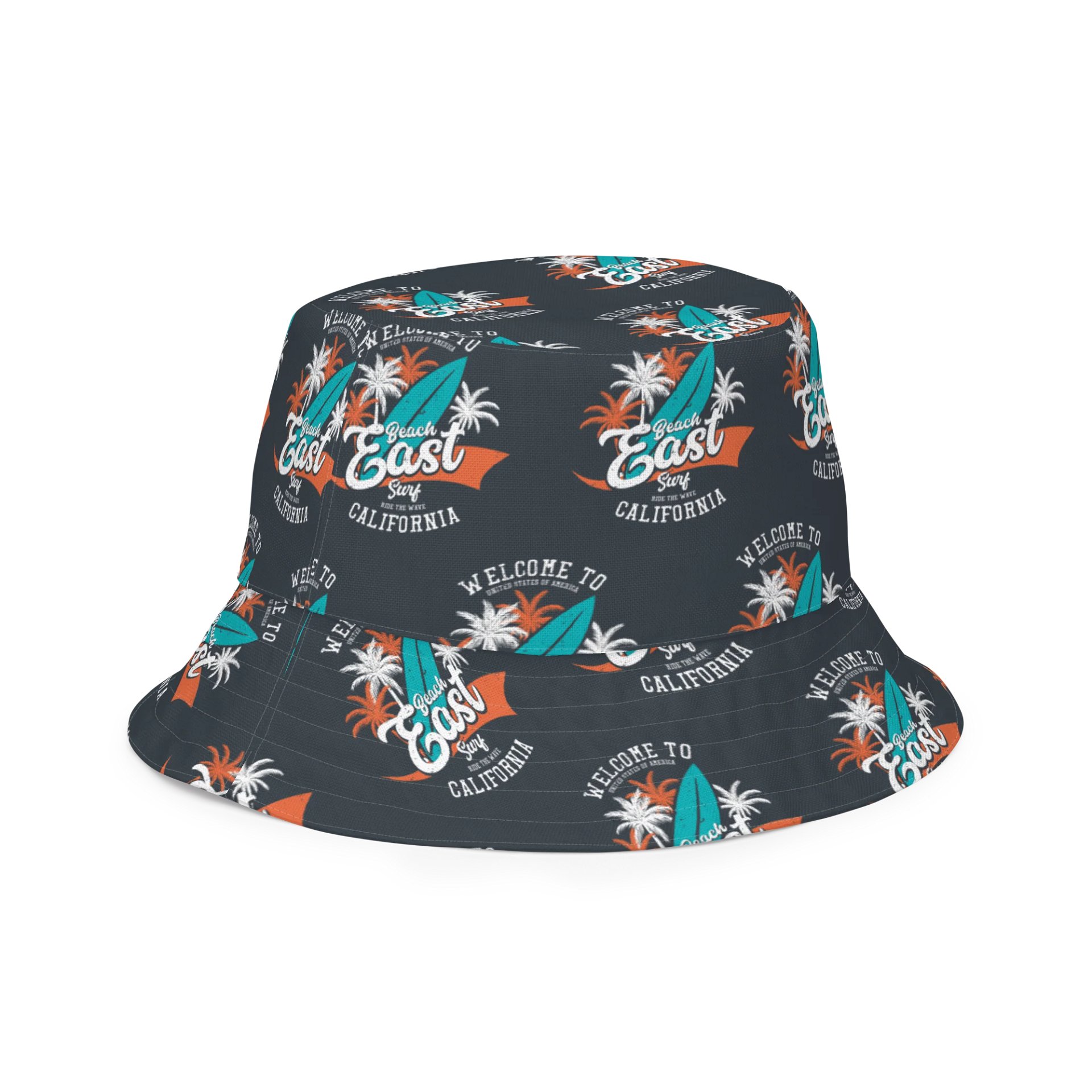 Reversible California Surf Bucket Hat – Bold Beach Style, Double-Sided Print product image (3)