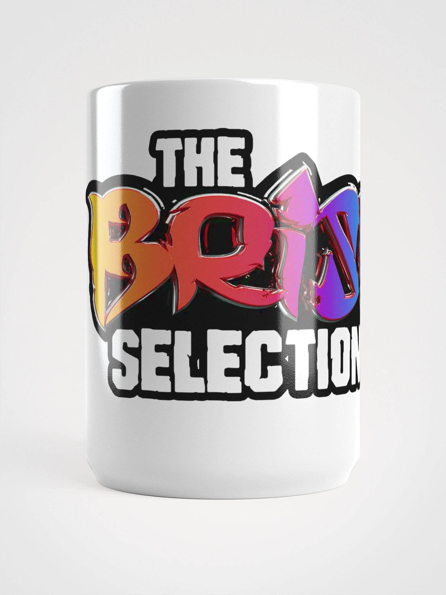 The Brisk Selection Rainbow Mug White product image (1)