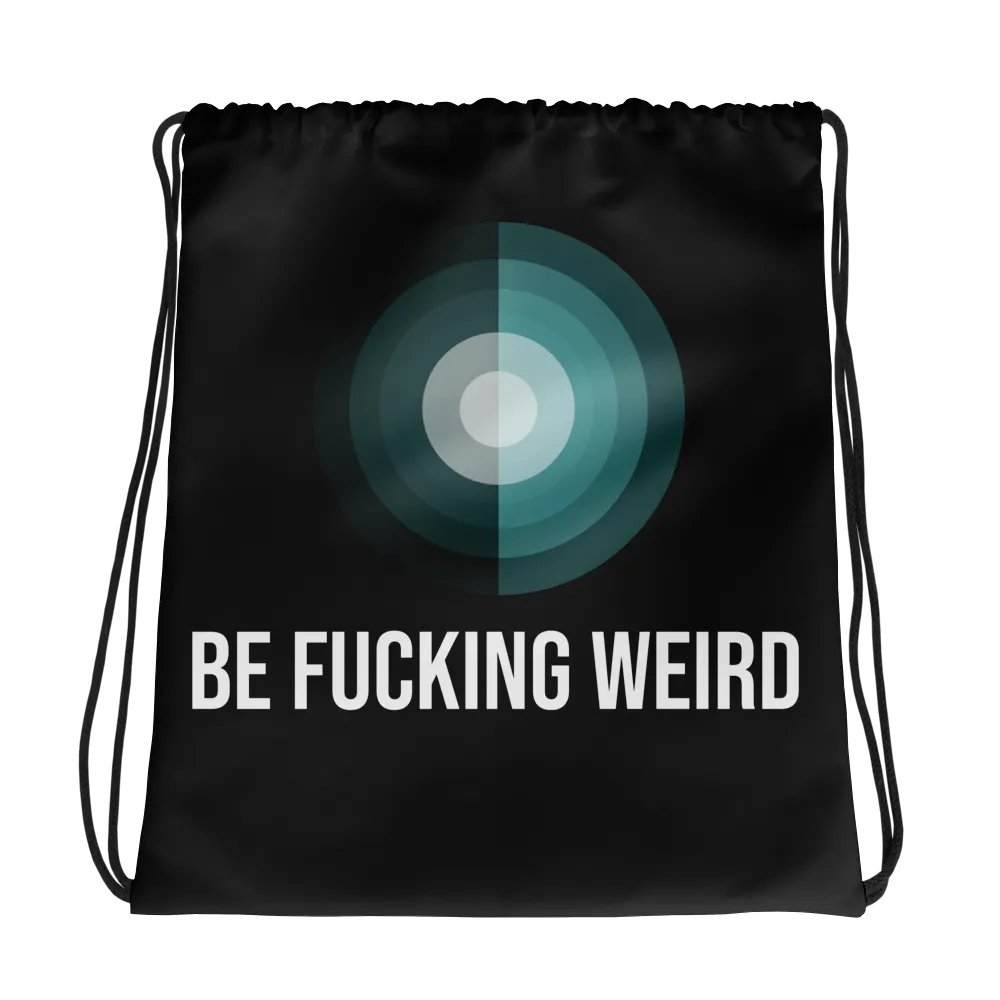 Eccentric Circles Drawstring Bag product image (1)