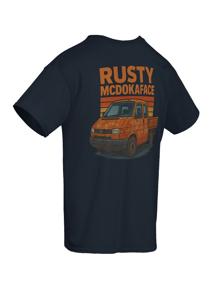 rusty mcdokaface tshirt product image (1)