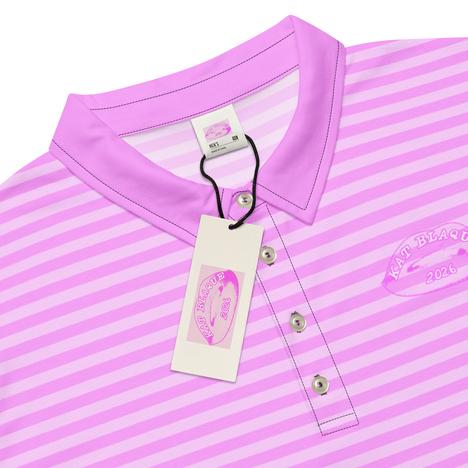 Pink Stripped Polo product image (4)
