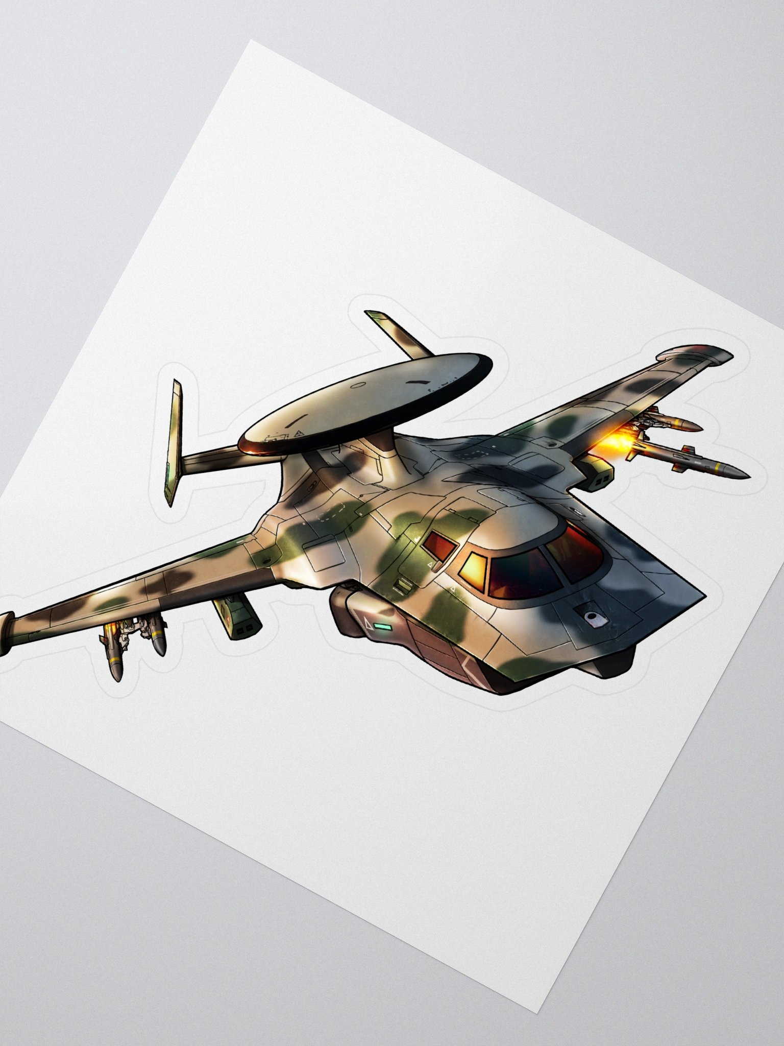 Medusa - Desert Camo (5.5 inch Sticker) product image (2)