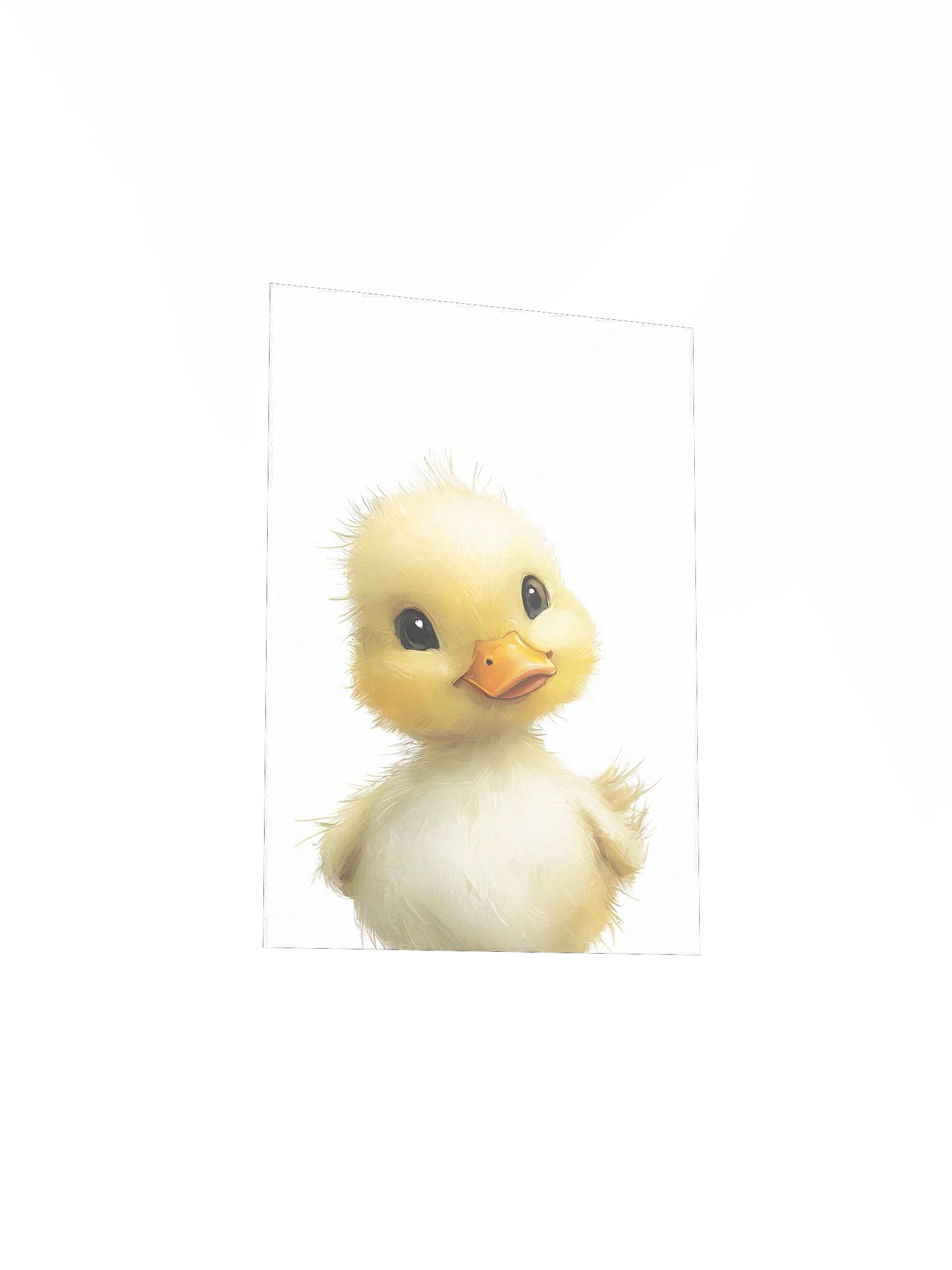 Fluffy Cheeky Duck Nursery Print product image (5)