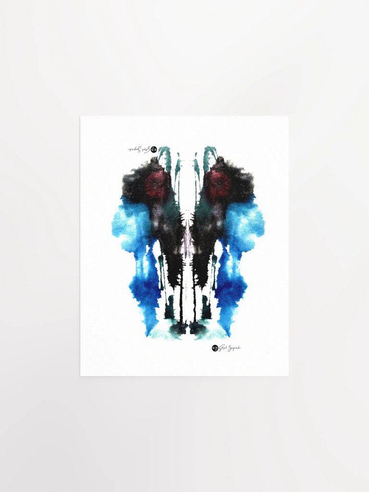 WHISPERING WATERFALL | Inkblot Print | 8x10" product image (1)