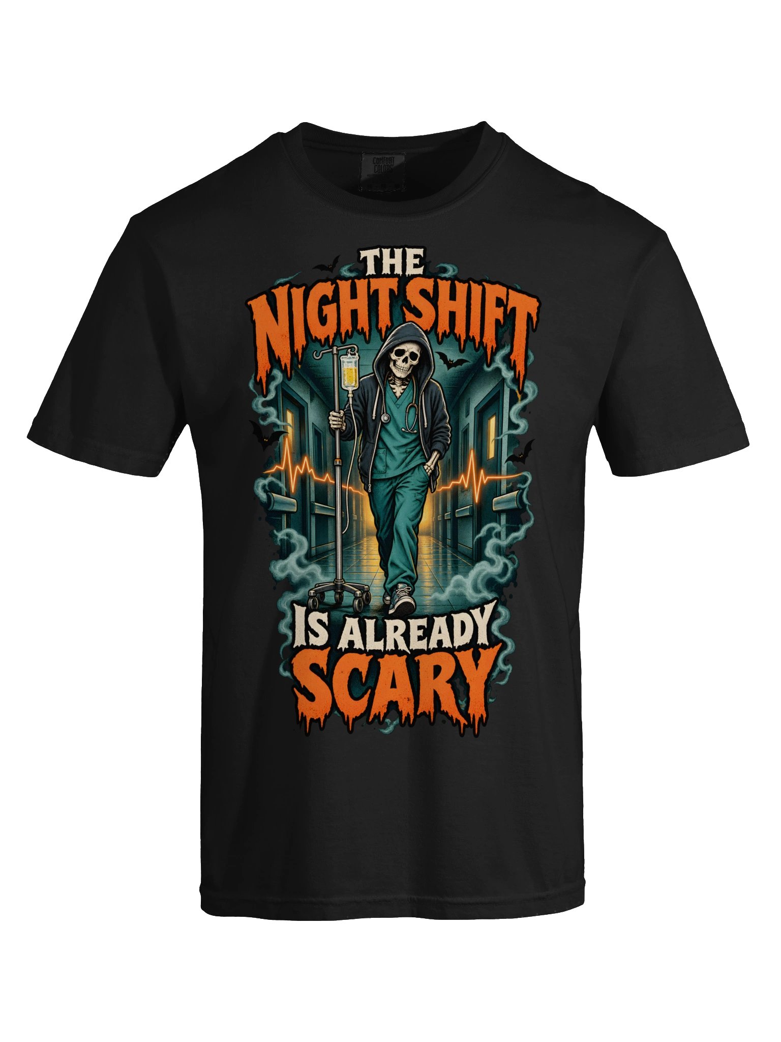 The Night Shift Is Already Scary | Halloween Nurse Shirt product image (9)