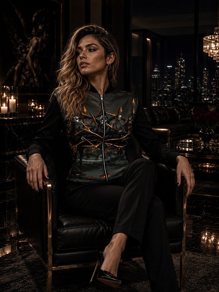 Crown of Glory Unisex Bomber Jacket product image (2)