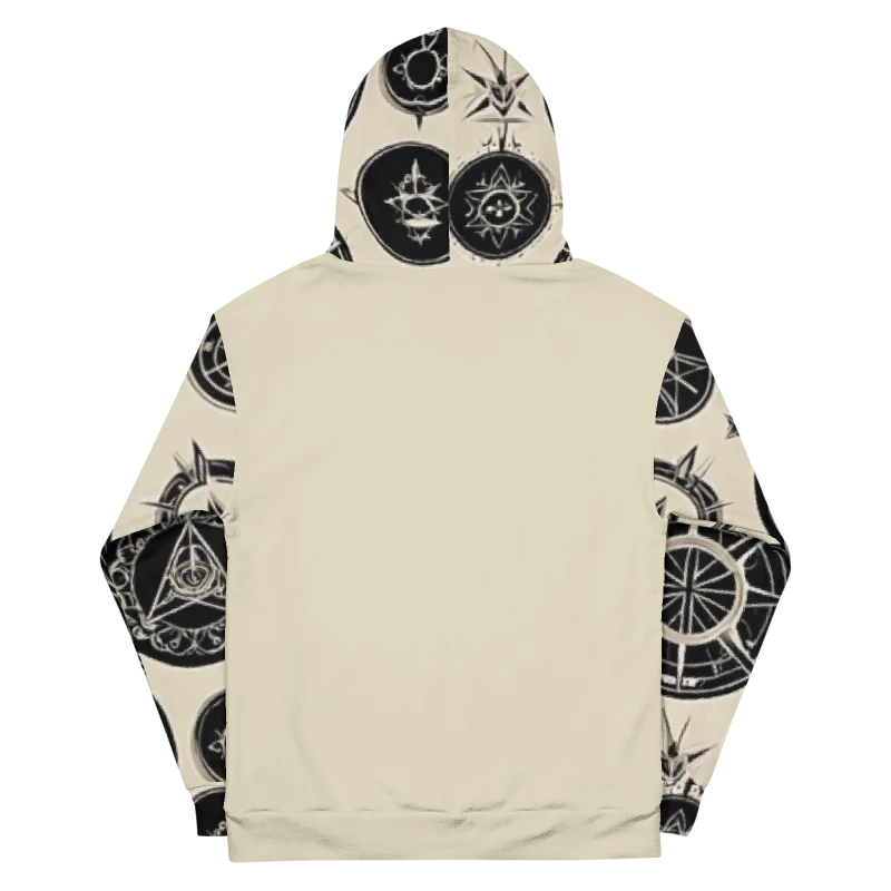 Cream & Black Symbology Hoodie product image (12)