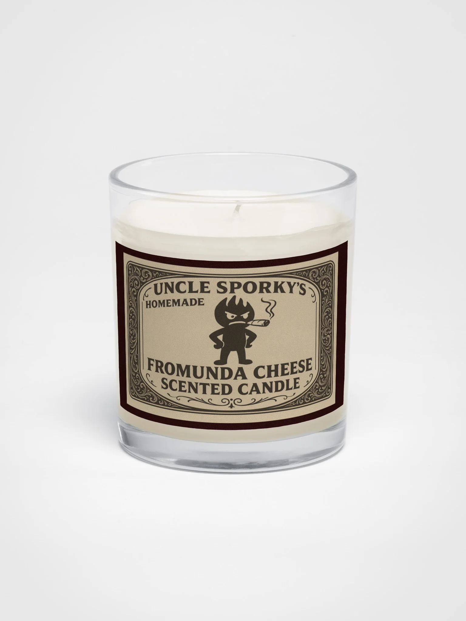 Uncle Sporky's Fromunda Cheese Scented Candle product image (1)