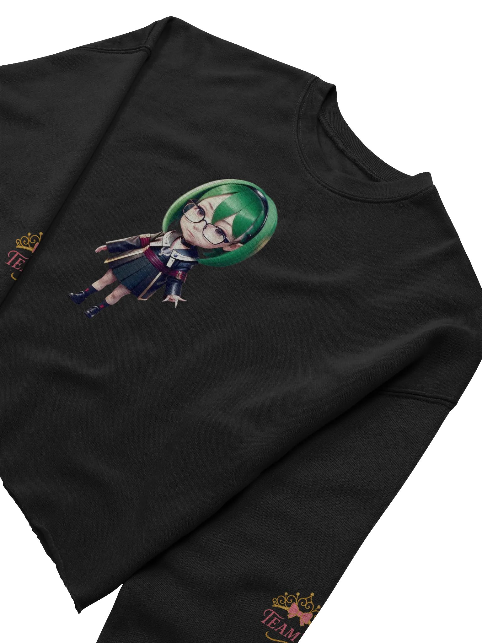 (Green CHIBI) K Crop Sweatshirt product image (5)