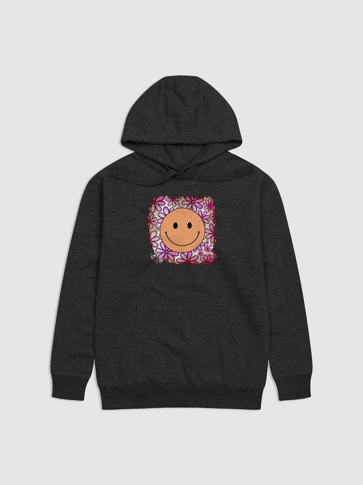Orange Smiley Face Hoodie product image (6)