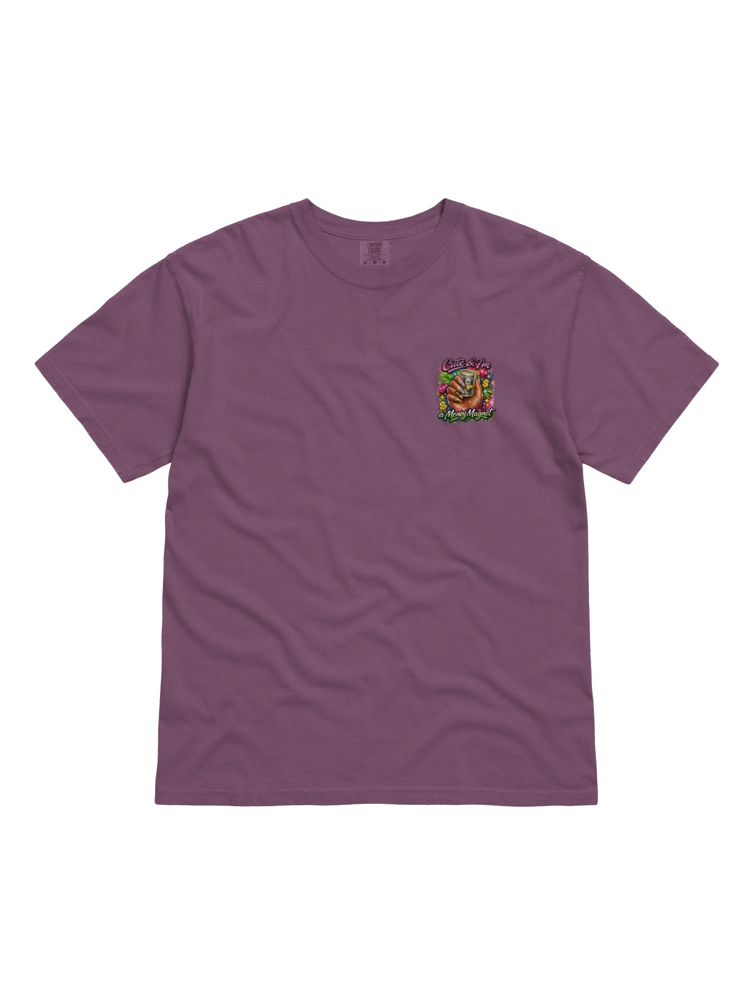 Cute & I’m a Money Magnet T-Shirt | Manifestation Streetwear product image (2)