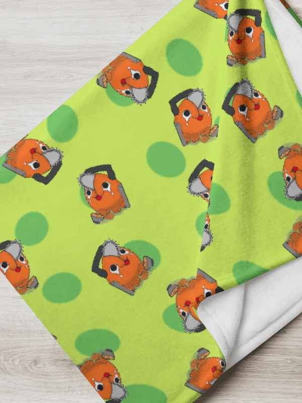 Pochita Ramen Throw Blanket product image (1)