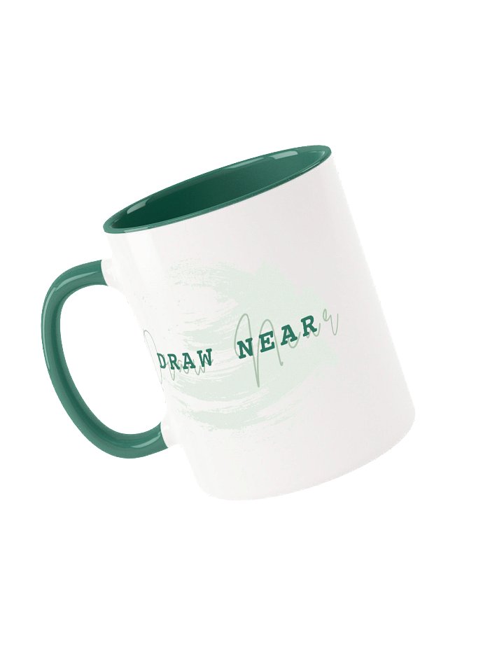 Draw Near - White/Green Mug product image (1)