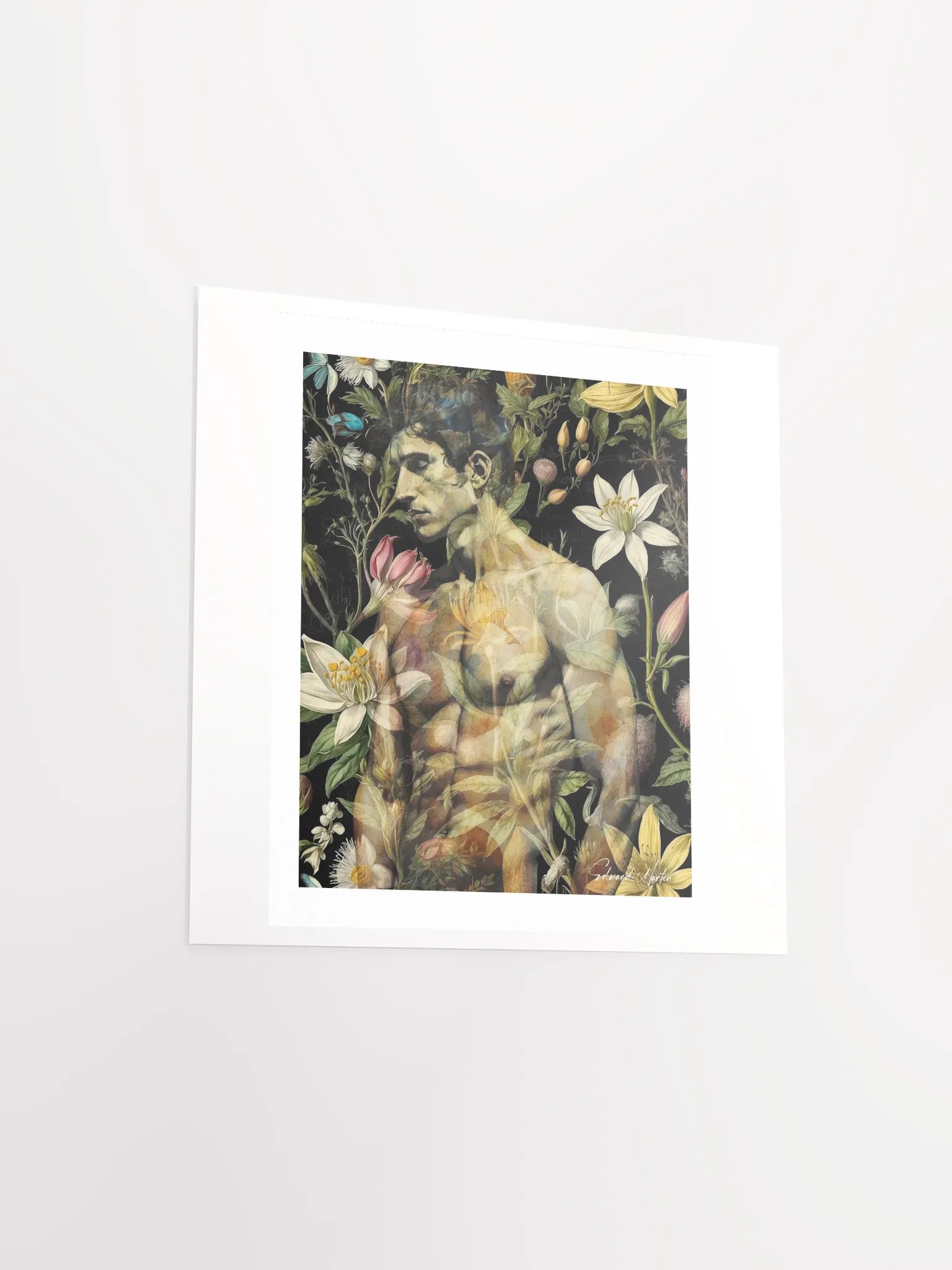 'West of Eden' by Edward Martin : Floral Fusion Matte Poster product image (4)