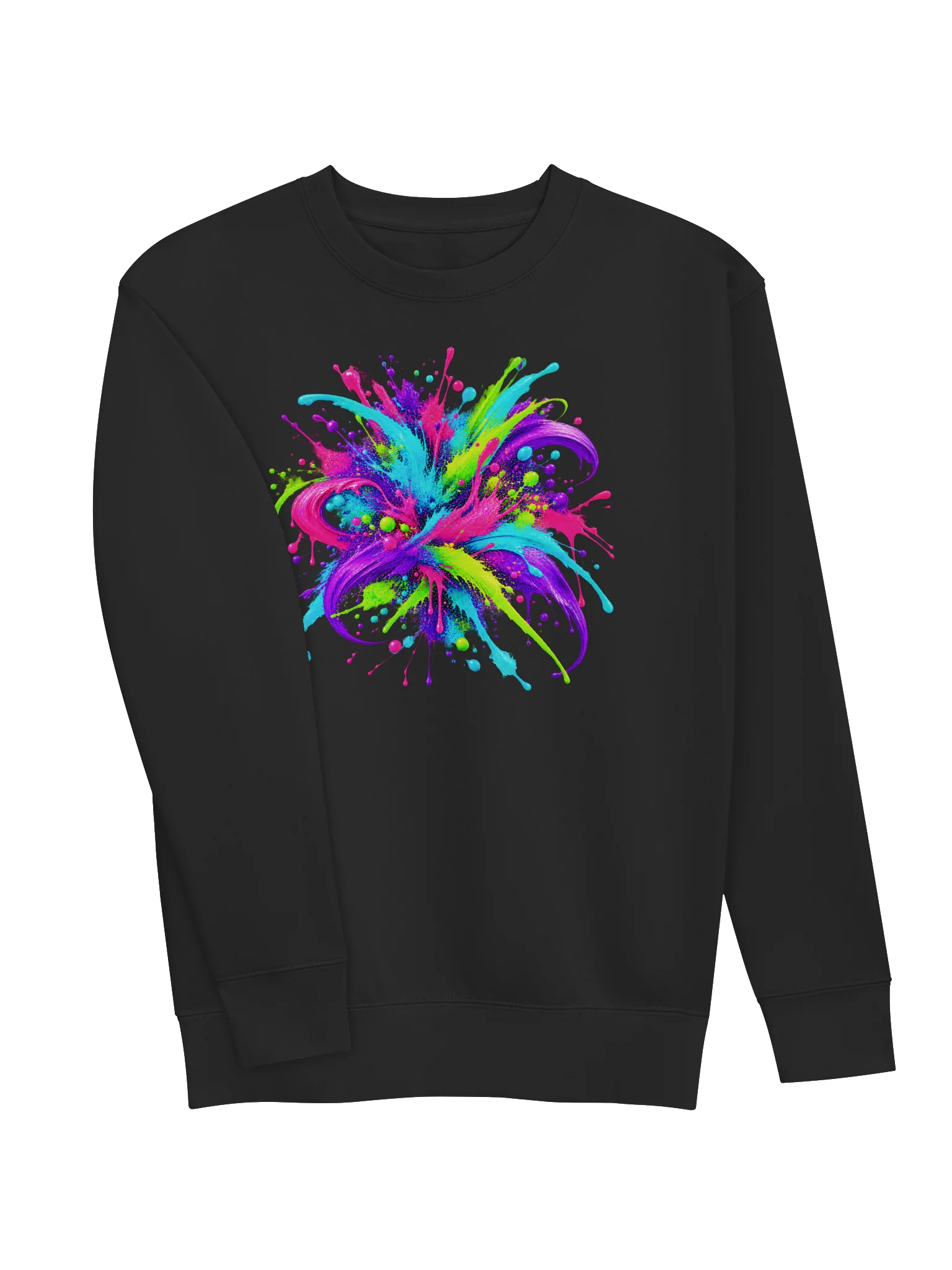Unity Unleashed Neon Paint-Splatter Sweatshirt — Diversity • Individuality • Brotherhood product image (3)