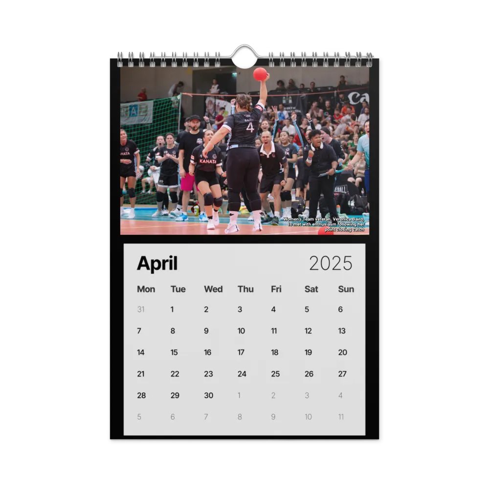 Team Canada Gold 2025 Calendar product image (1)