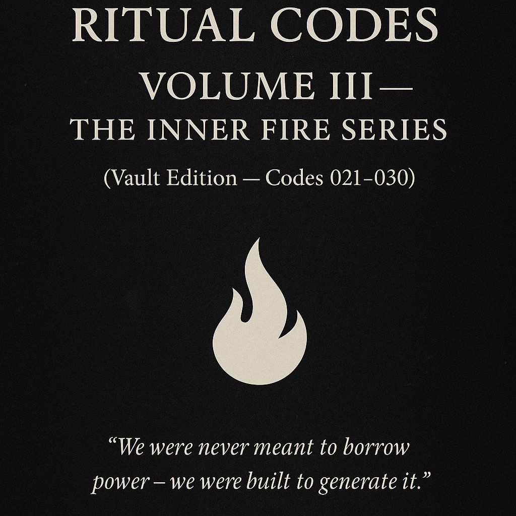 🔥 RITUAL CODES: VOLUME III THE INNER FIRE SERIES 🔥 (Vault Edition Codes 021–030) product image (1)
