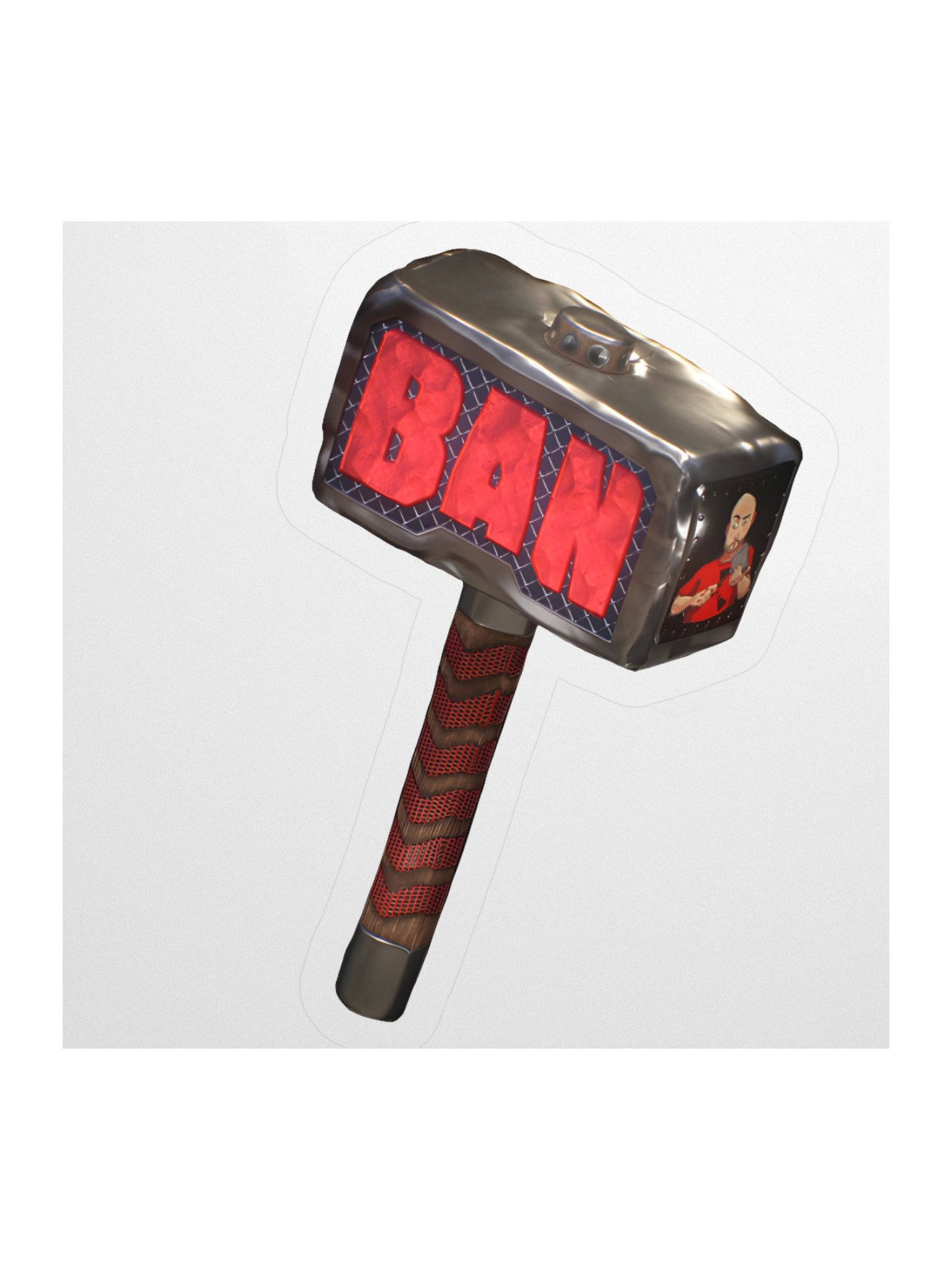 Ban Hammer Sticker product image (1)