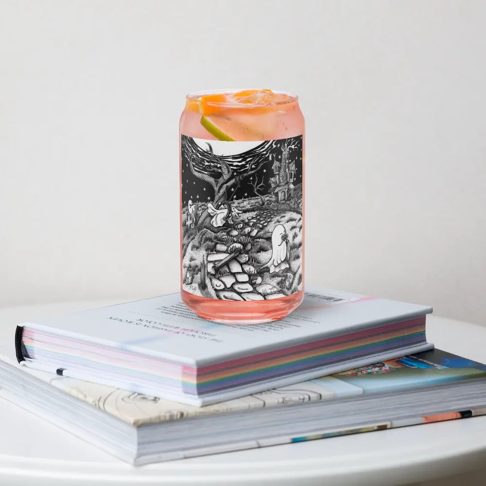 Haunted Estate can-shaped glass product image (6)