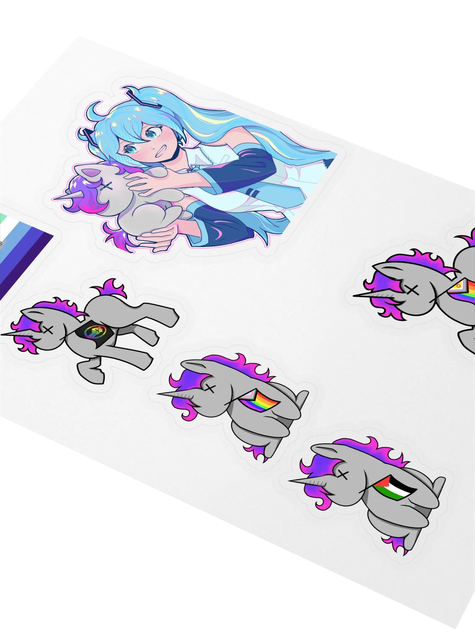 Unicorn Sticker Sheet product image (2)