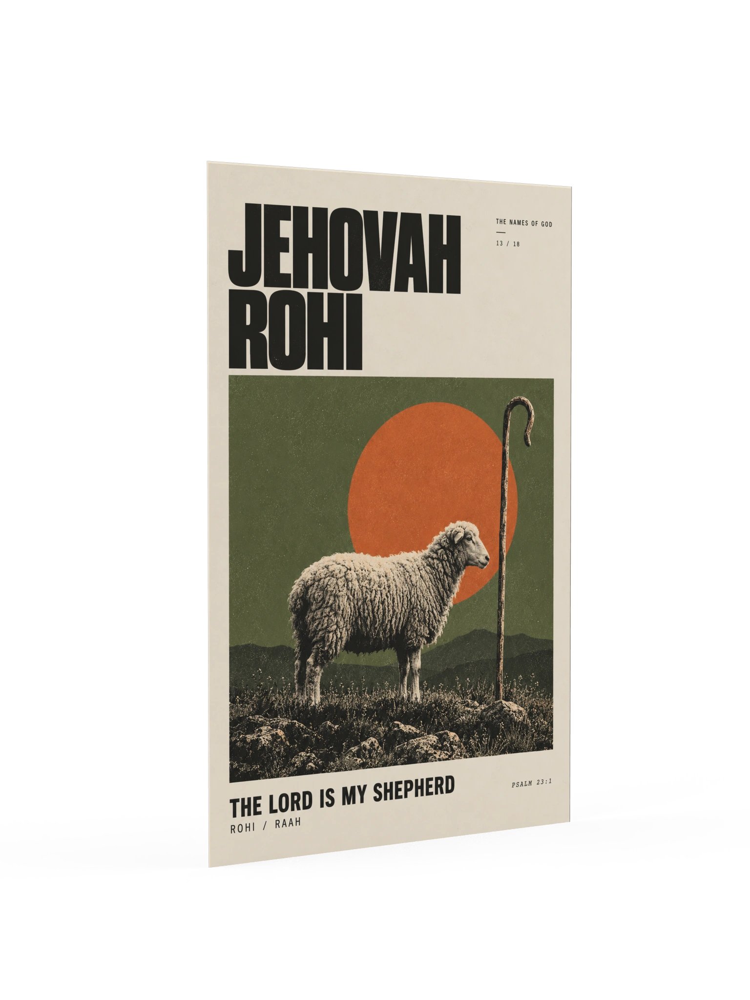 Jehovah Rohi | Names of God Art Print product image (2)