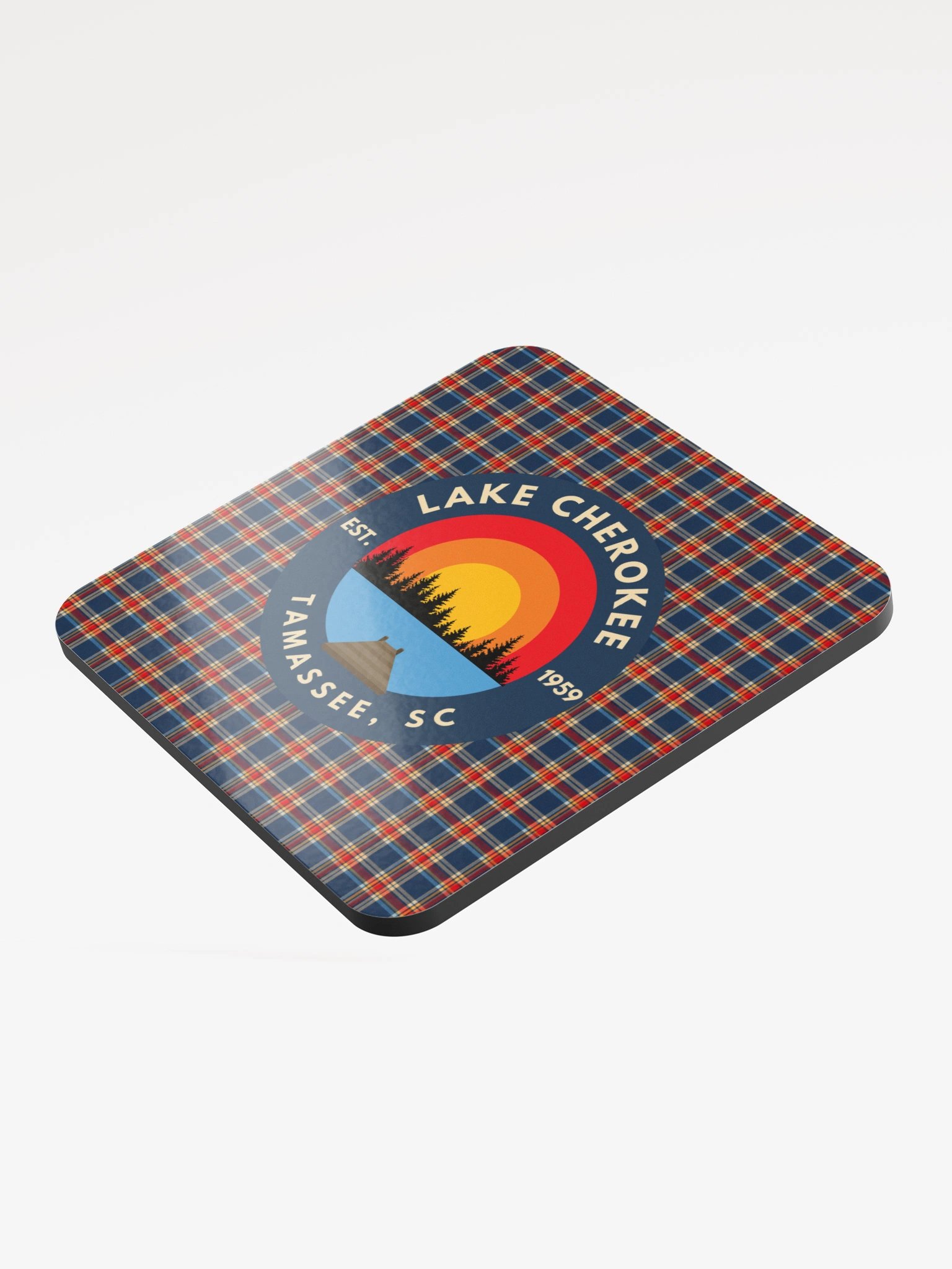 LC Plaid Sunset Coasters product image (3)