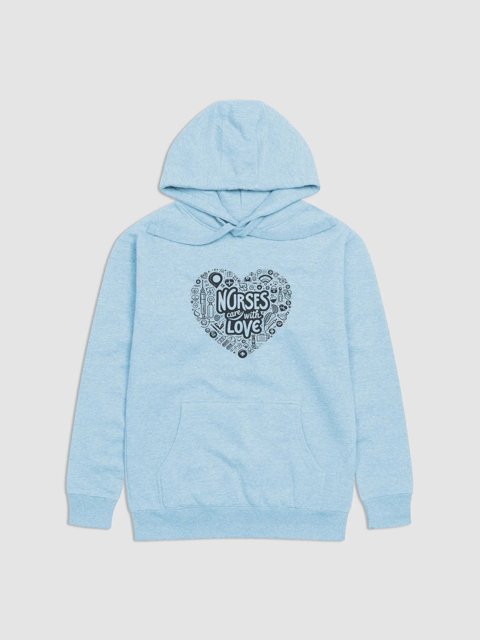 NURSES CARE WITH LOVE HOODIE product image (2)
