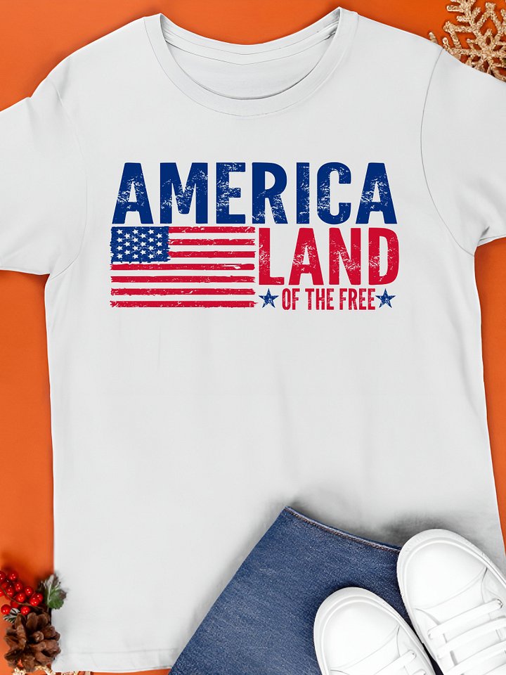 America Land Of The Free Shirt product image (1)