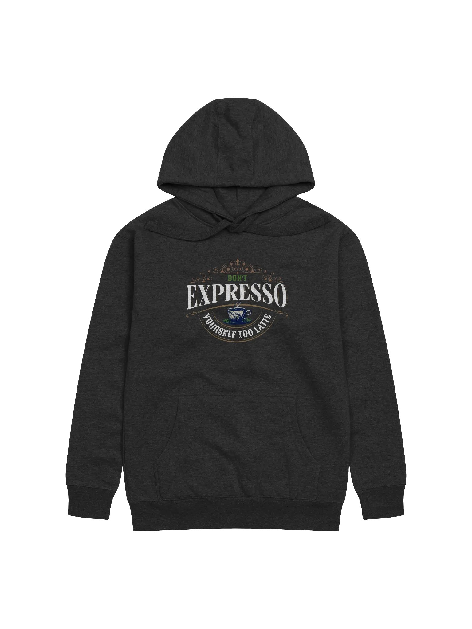 Vintage Espresso Emblem Hoodie product image (1)