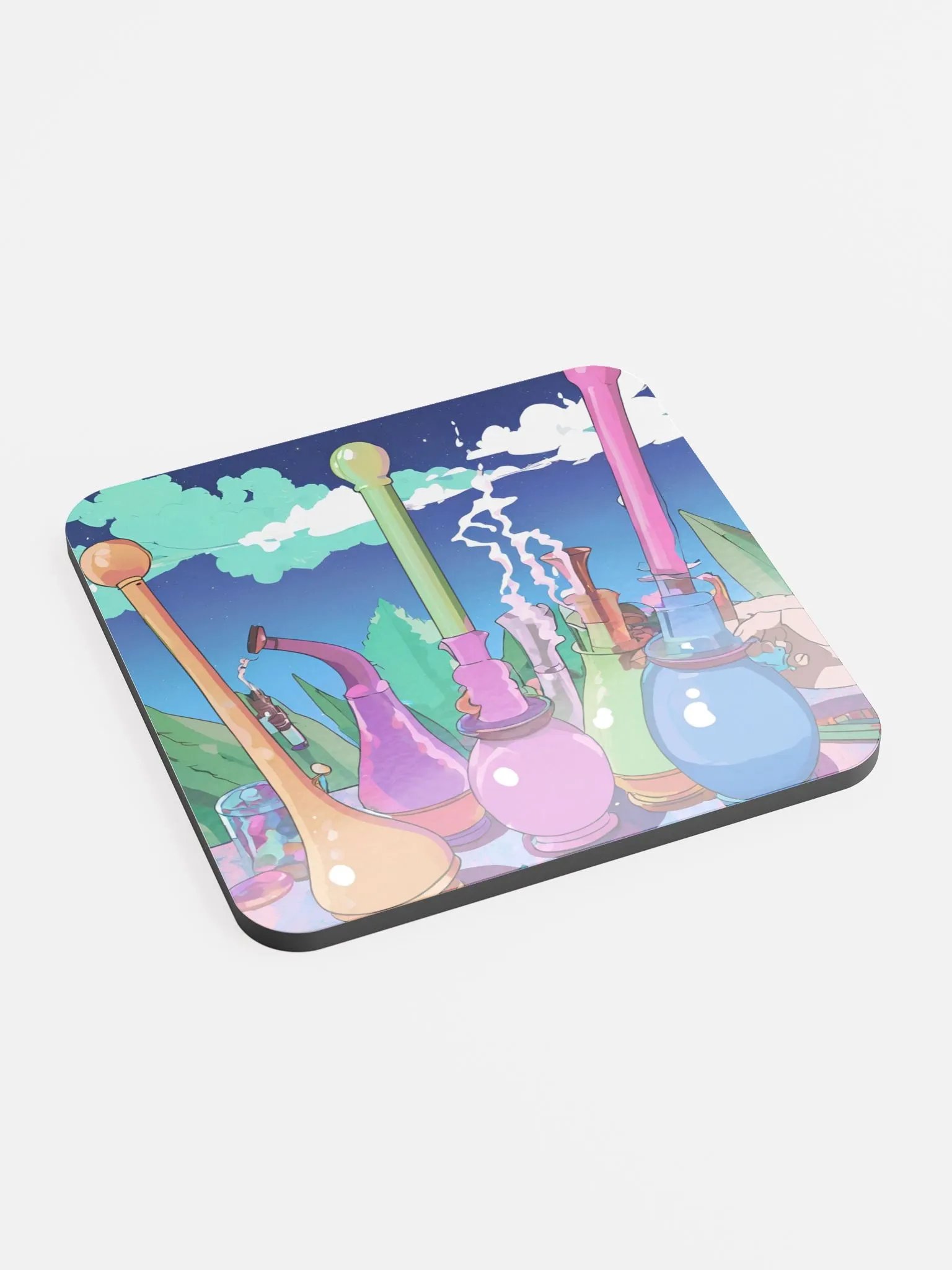 Vibrant Bong Cork Coaster Set product image (1)