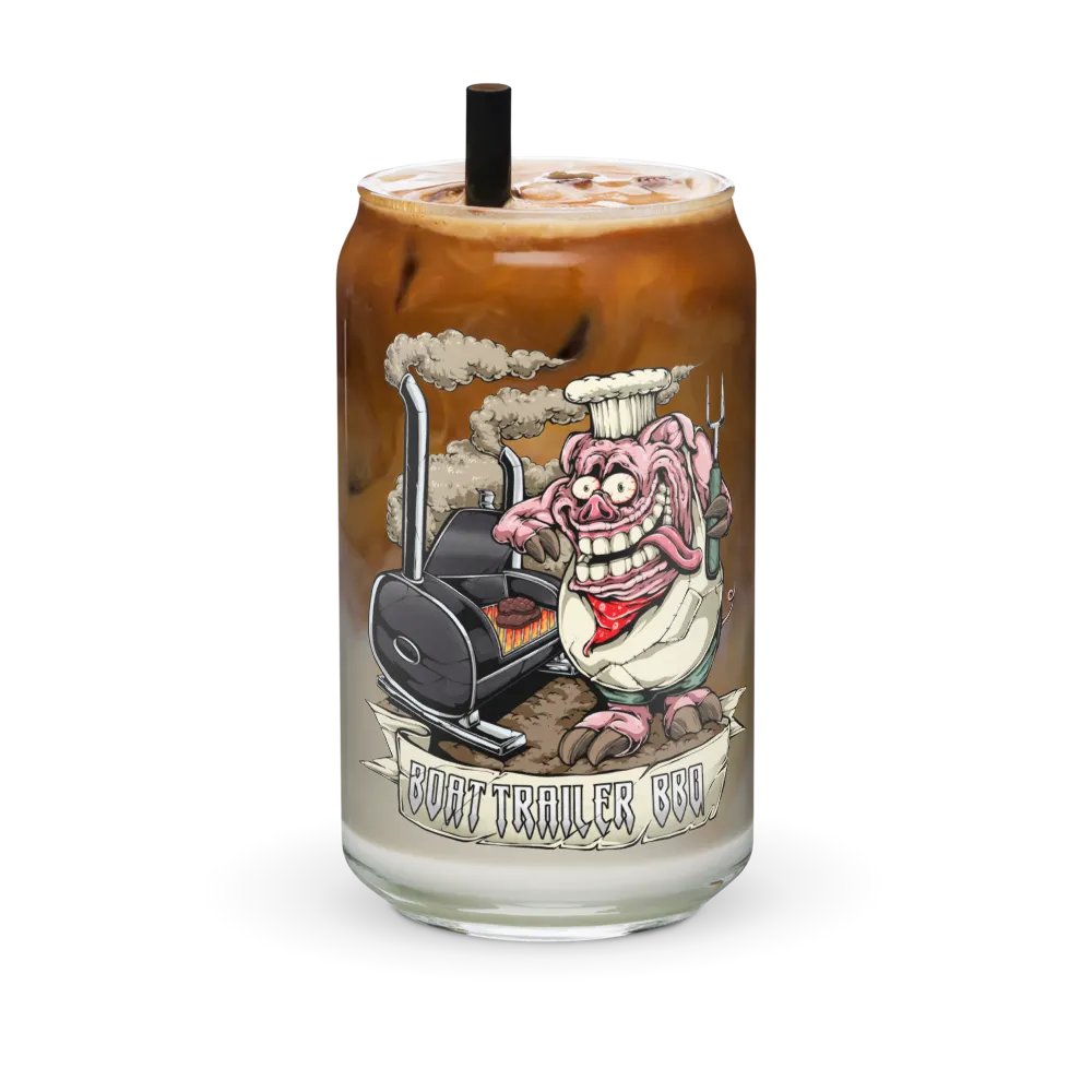 Porkin Pig Glass Cup product image (42)