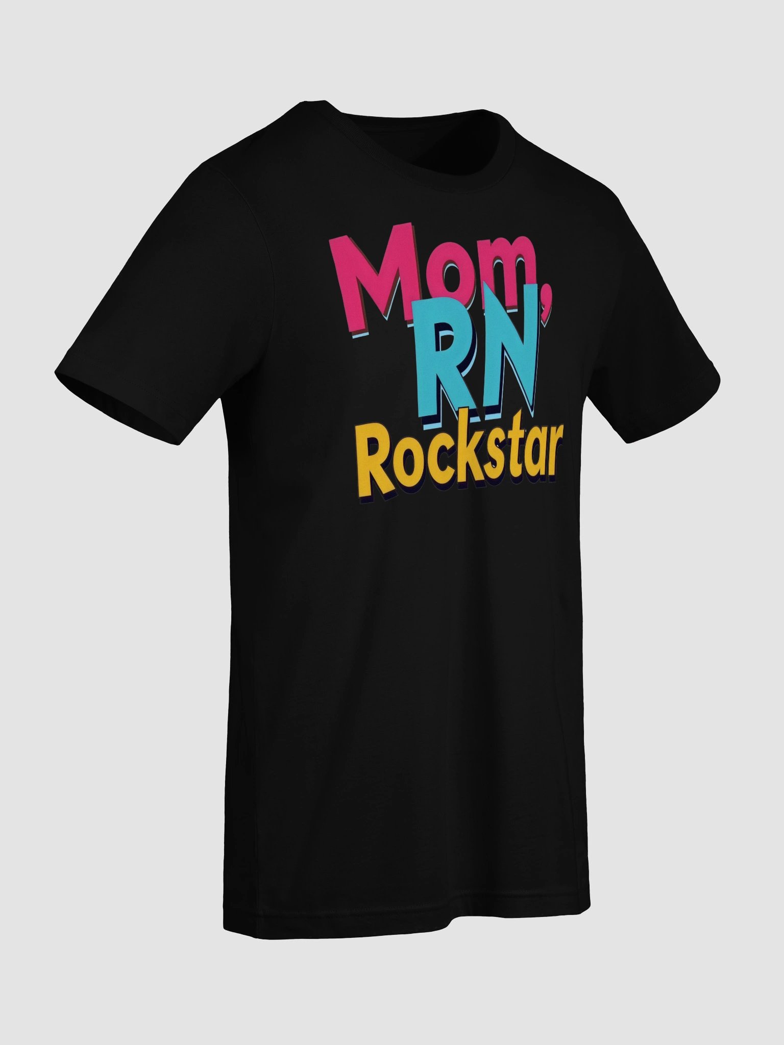 Mom, RN Rockstar 3D T-Shirt product image (76)