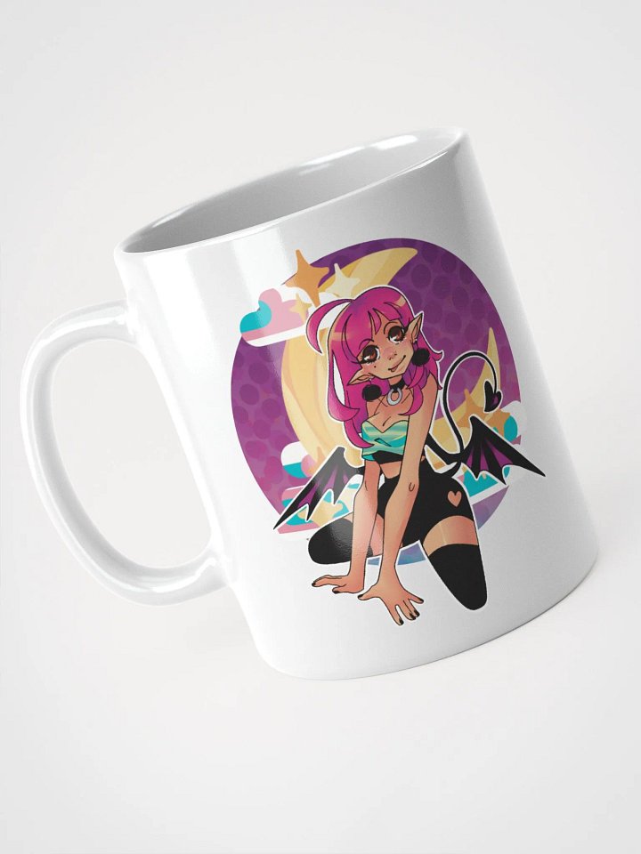 Cute Demon White Glossy Mug product image (1)