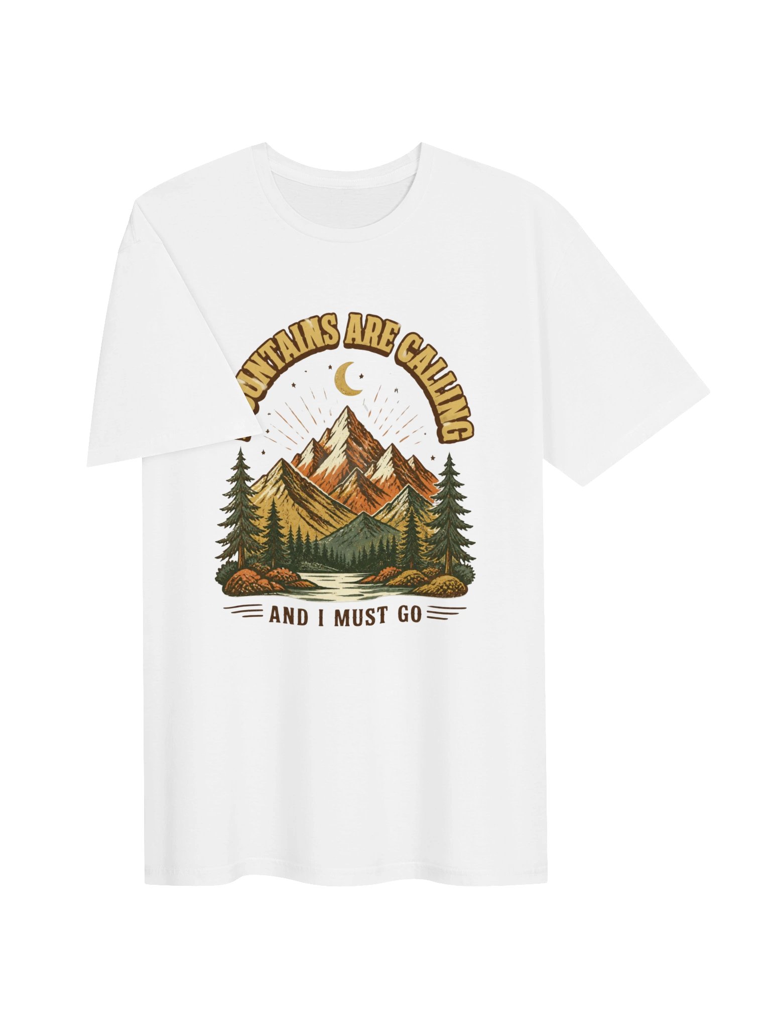 Mountains Are Calling Shirt, Retro Camping Tee, Hiking Lover Gift, Vintage Outdoor Nature T-Shirt product image (3)