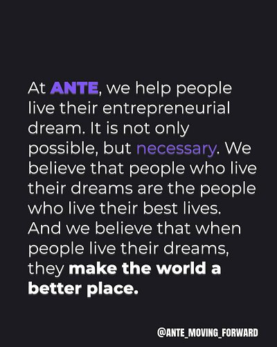 Visit ante.business!